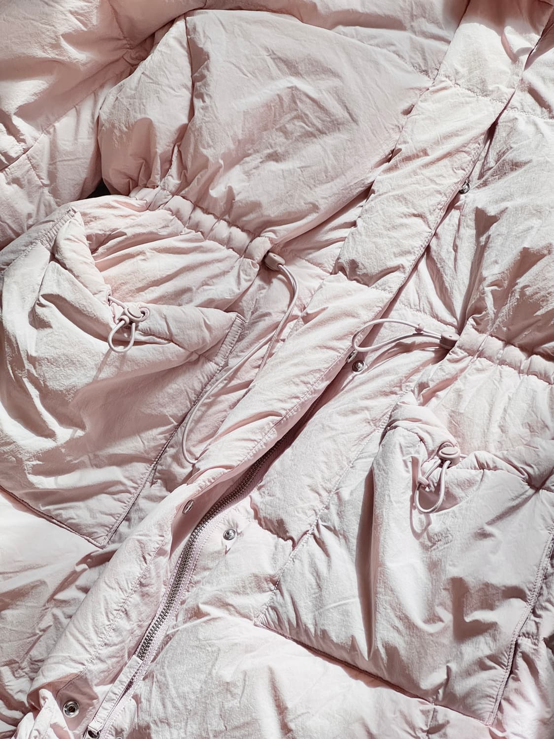 스케쳐스 에어리다운 오리털 롱패딩 (핑크) 상품이미지5