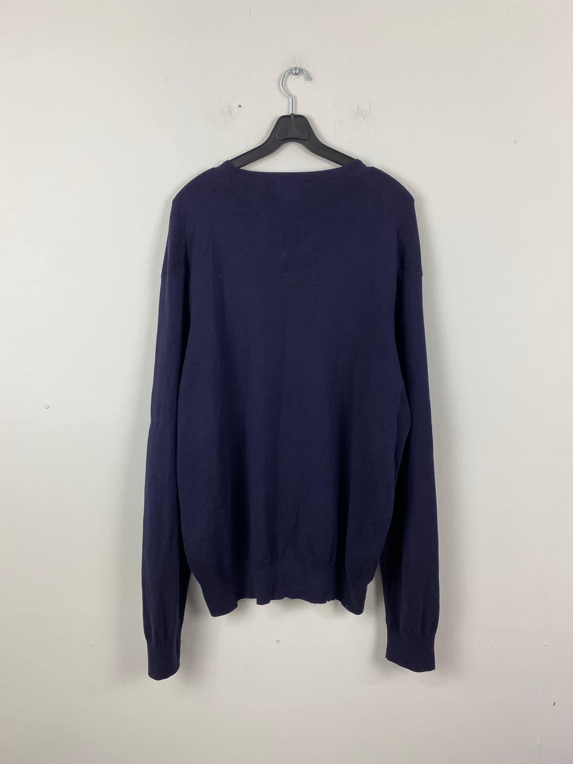 폴로 랄프로렌 피마코튼 네이비 브이넥 니트 XL 상품이미지2