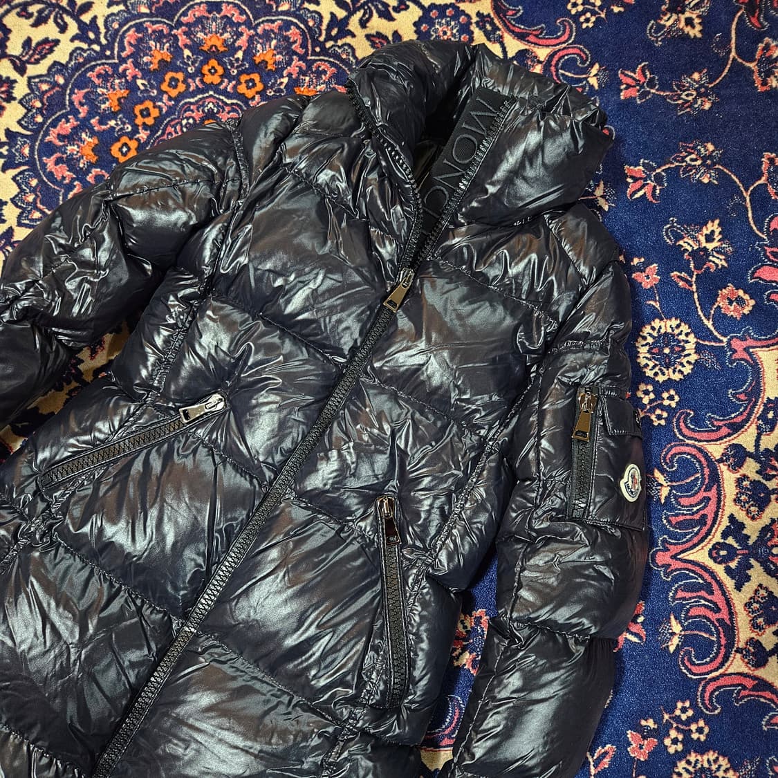 몽클레어(MONCLER) 20fw 모야돈스 유광 패딩 0 size 상품이미지4