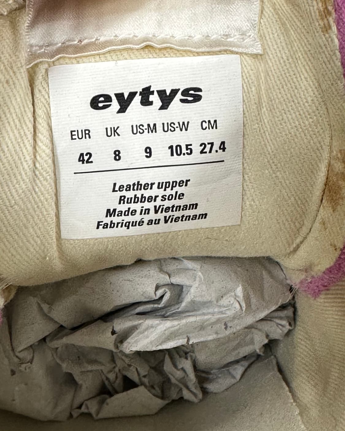 (42) EYTYS 이티스 오데사 스웨이드 핑크  상품이미지6