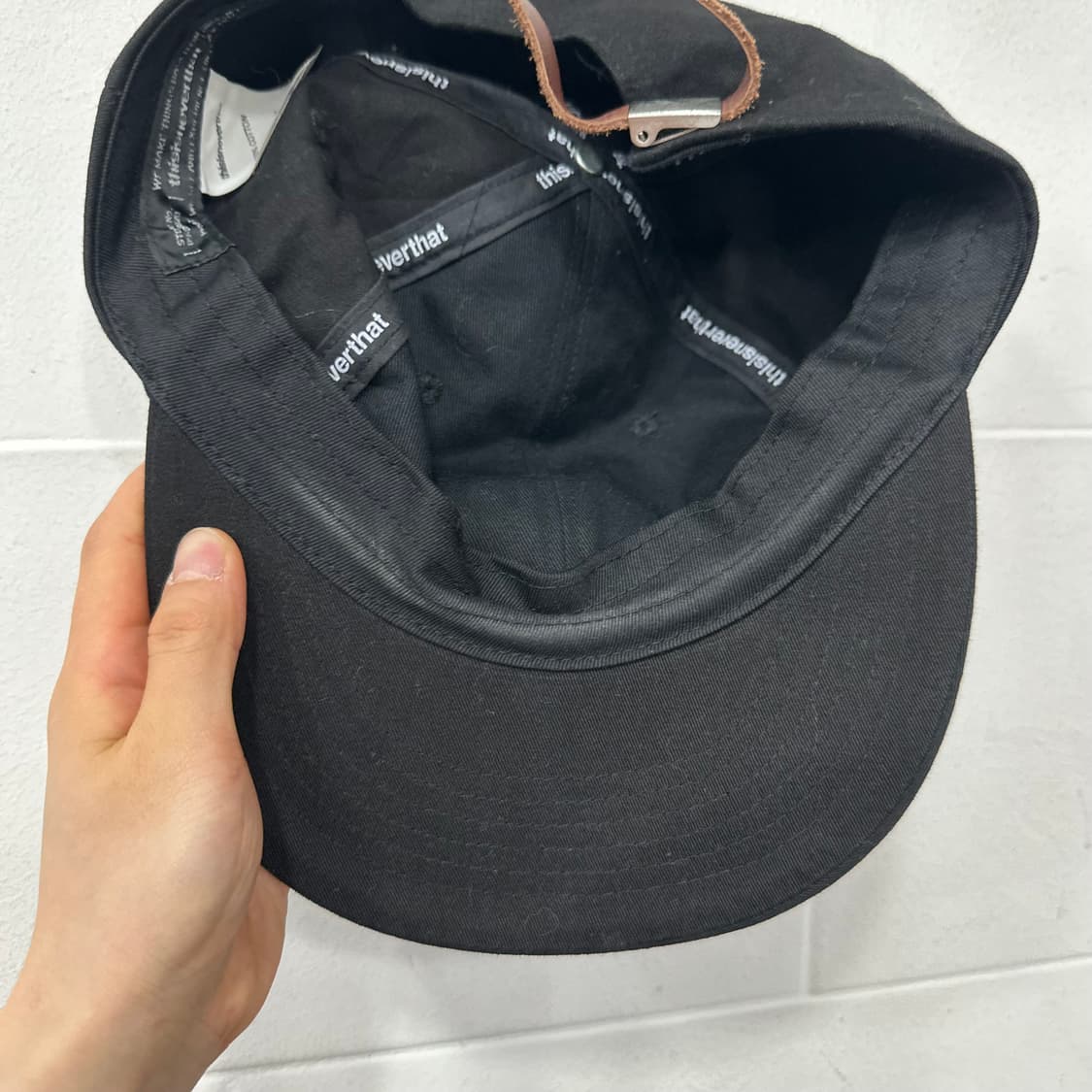 디스이즈네버뎃 캠프캡 상품이미지4