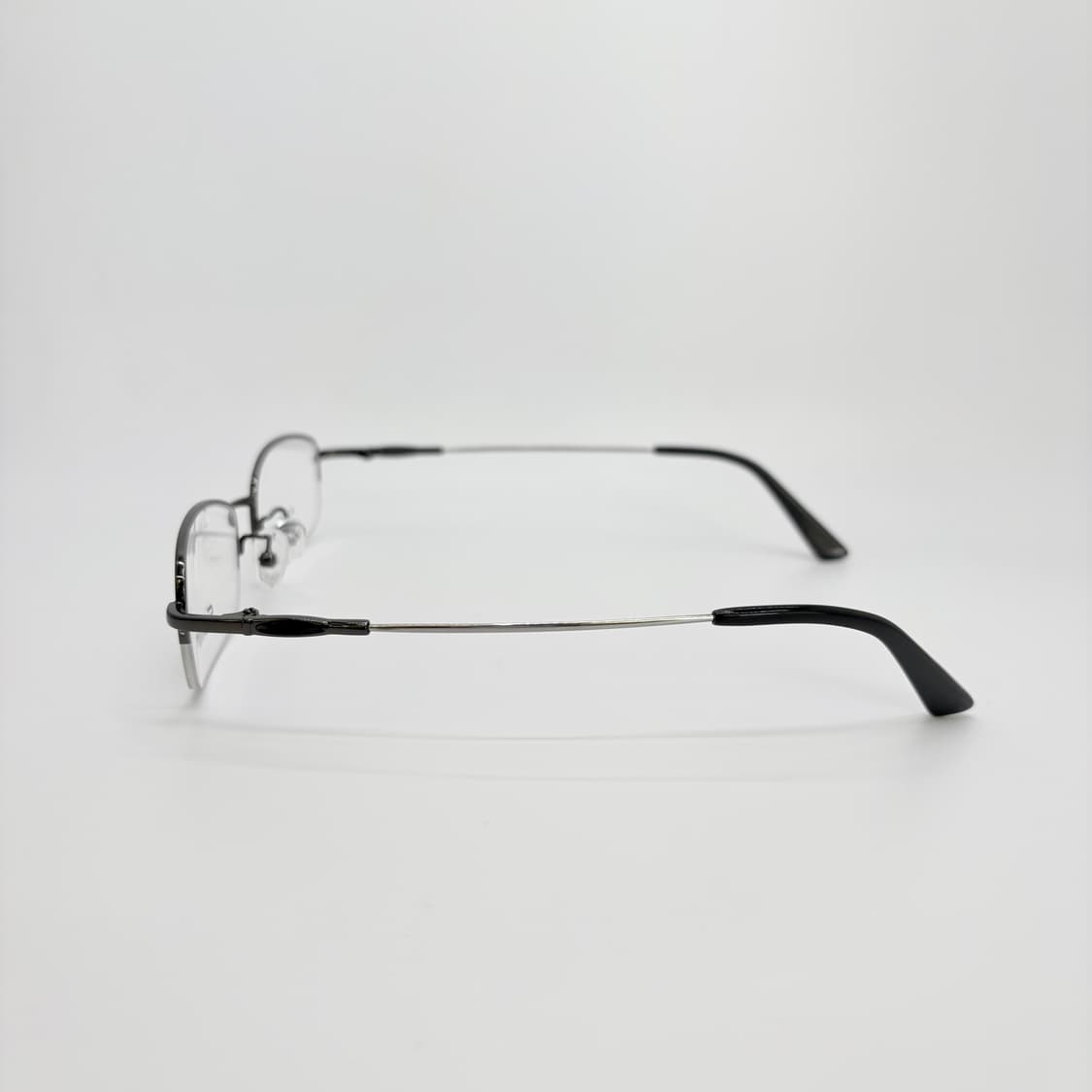 SEMIR 실버 스퀘어 반무테 빈티지안경 상품이미지4