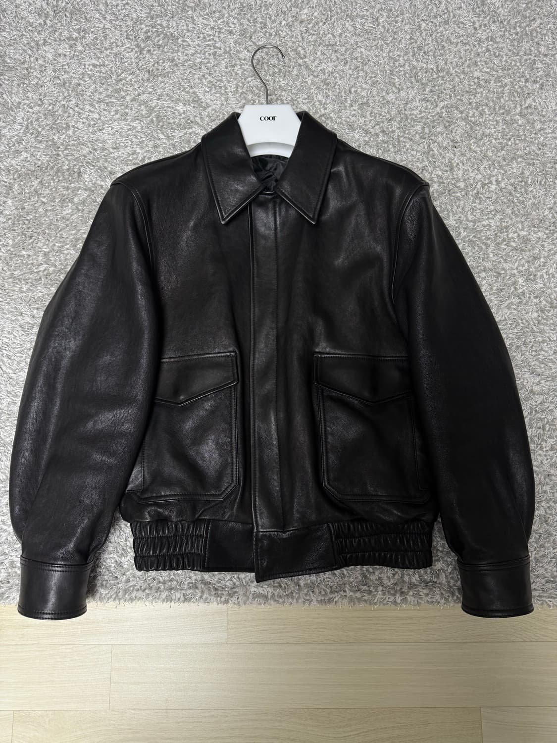 쿠어 베지터블 레더 A-2 자켓 상품이미지1