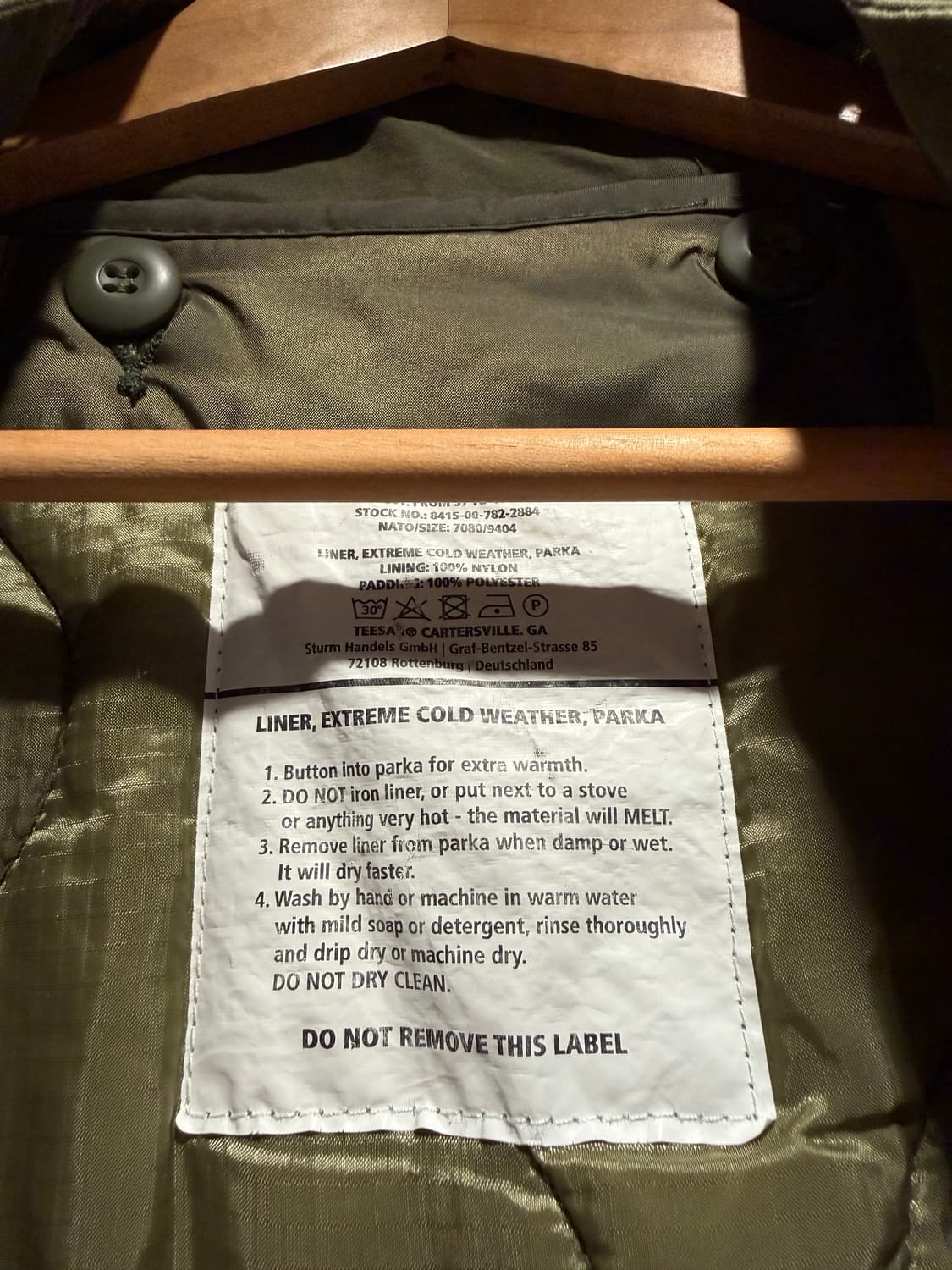 [M] 밀텍 M-65 개파카 판매 상품이미지2