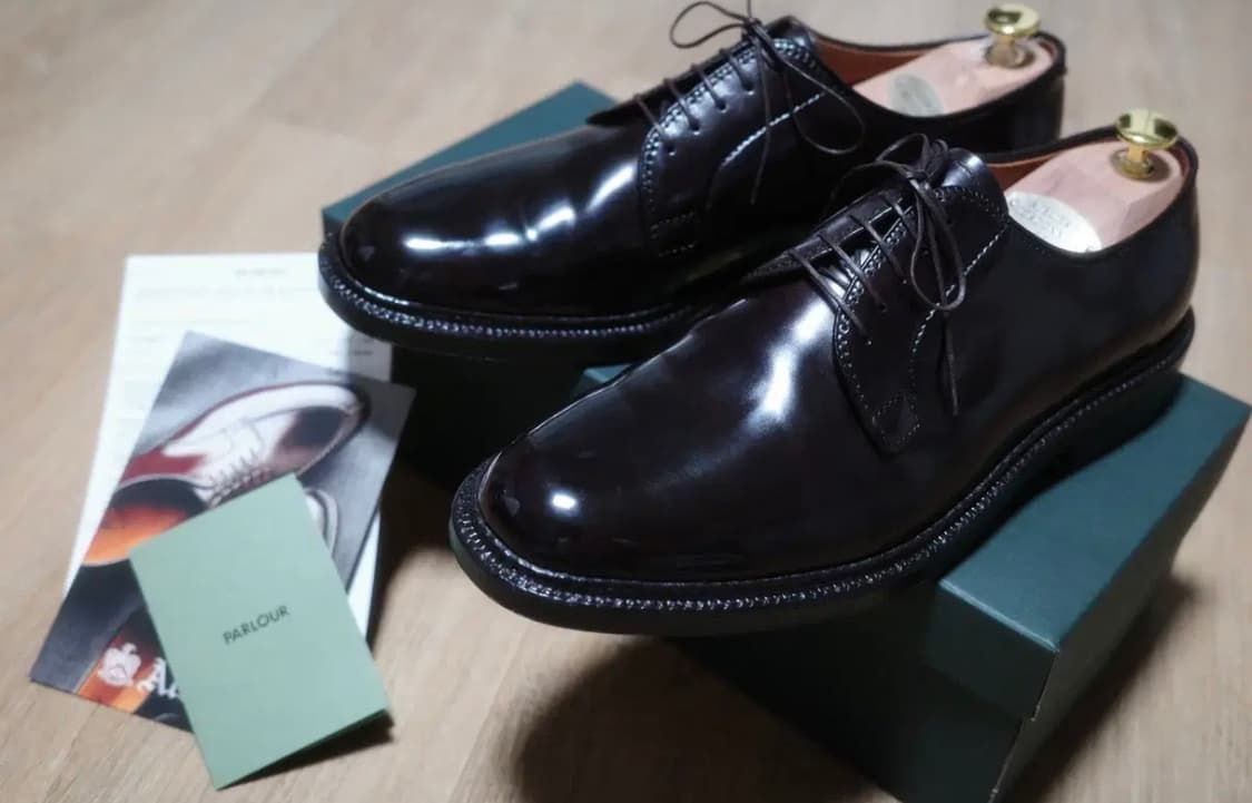 알든 990 코도반 플레인토 블루처 9.5D 상품이미지1