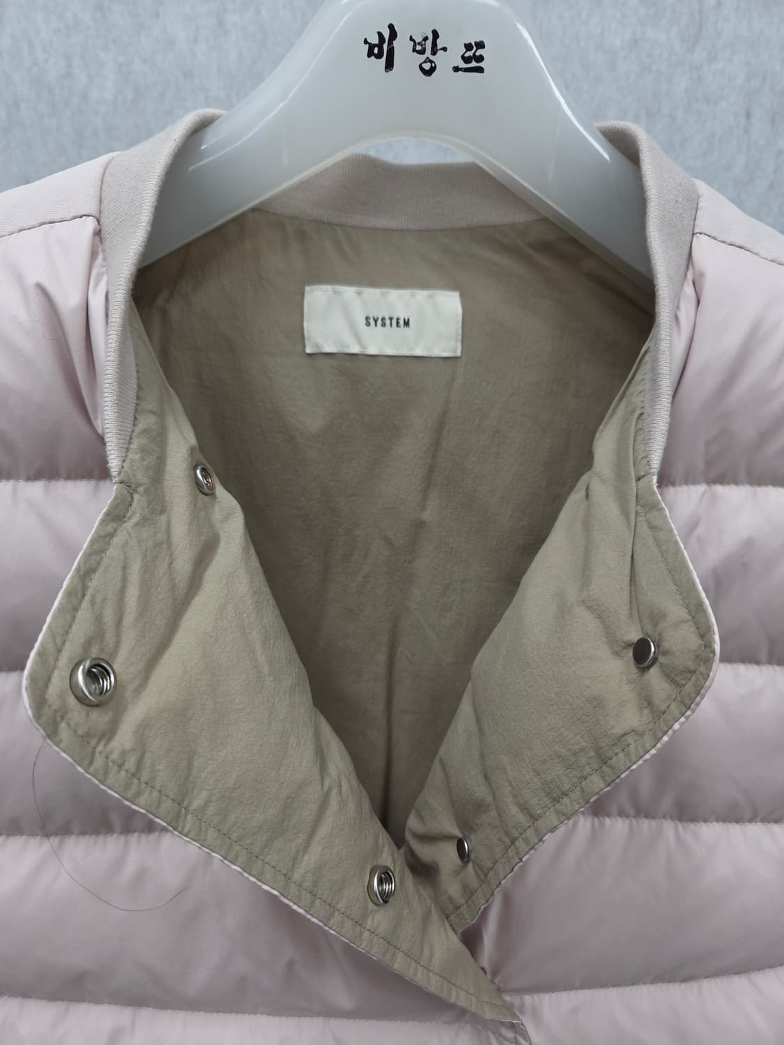 여성 55size 시스템 거위털 조끼 베스트 상품이미지3