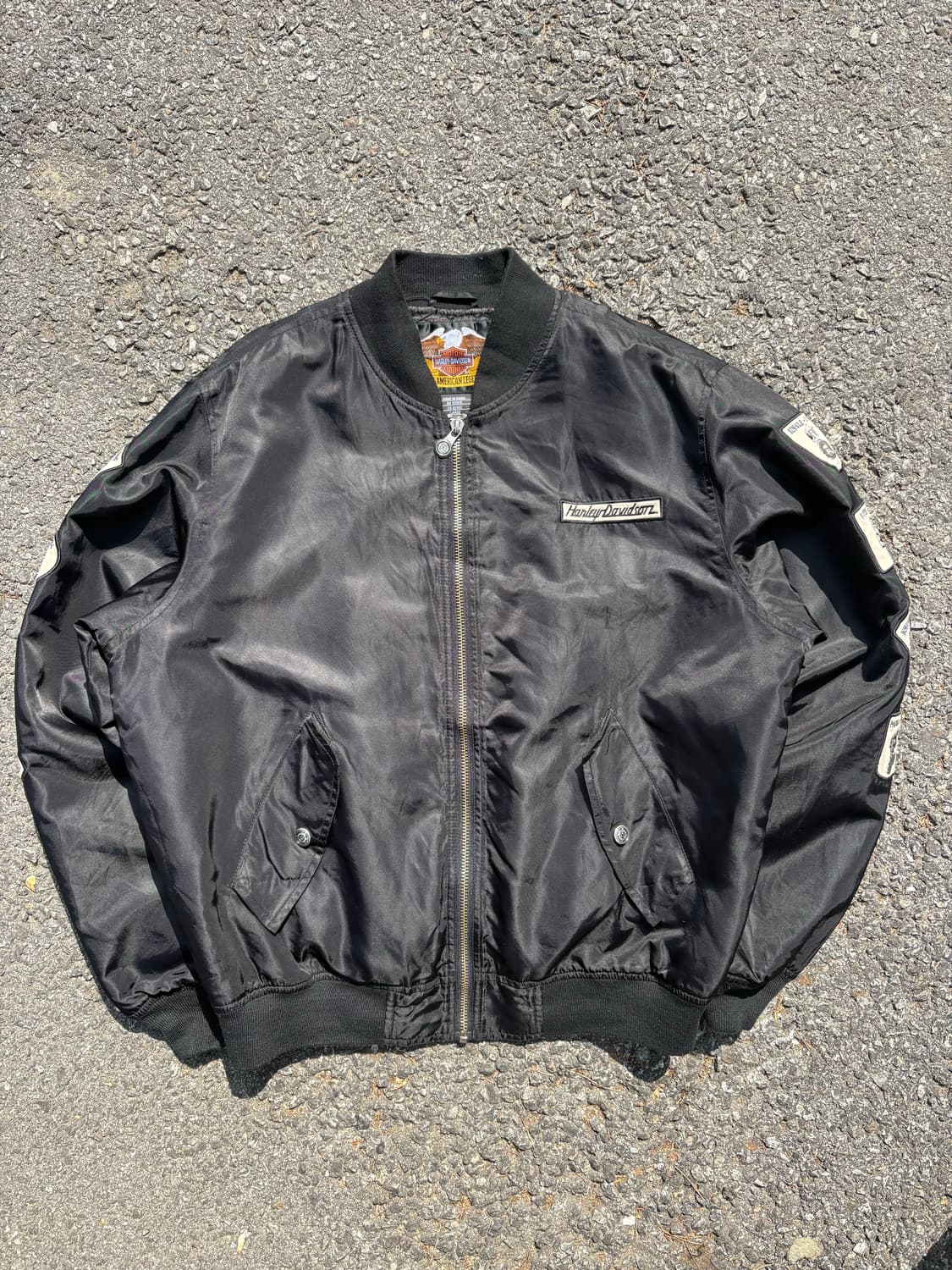 할리데이비슨 블루종 봄버자켓 B214 상품이미지1