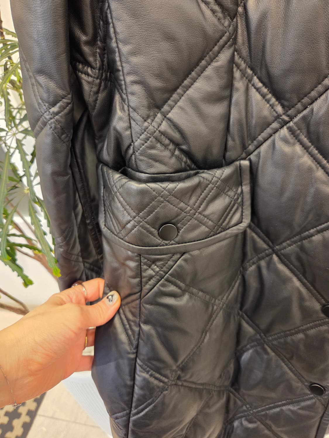 LBL 양가죽 퀼팅 (구스) 코트 상품이미지4