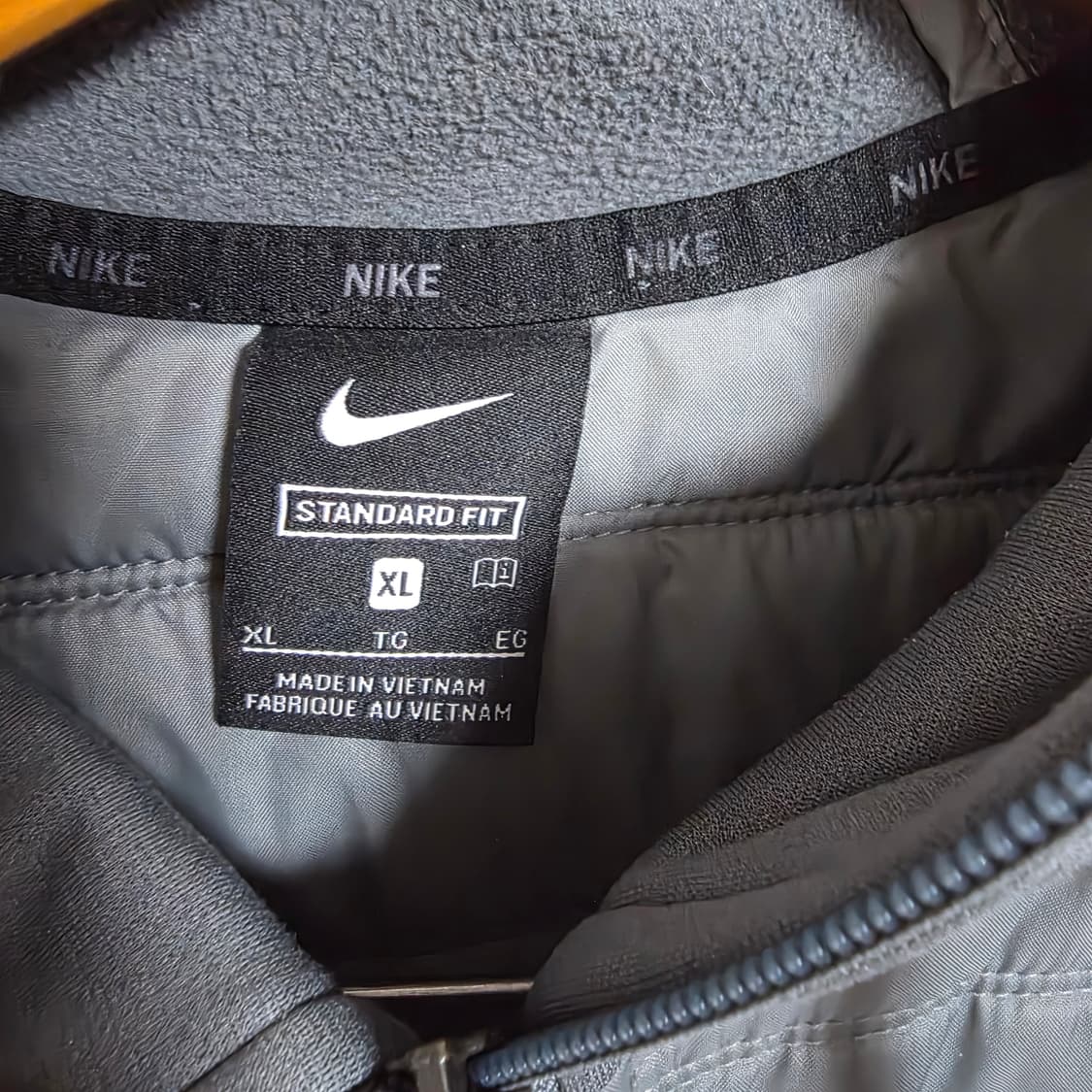 [정품] 나이키 라이트 다운 하이브리드 재킷 (XL, 그레이) 상품이미지3