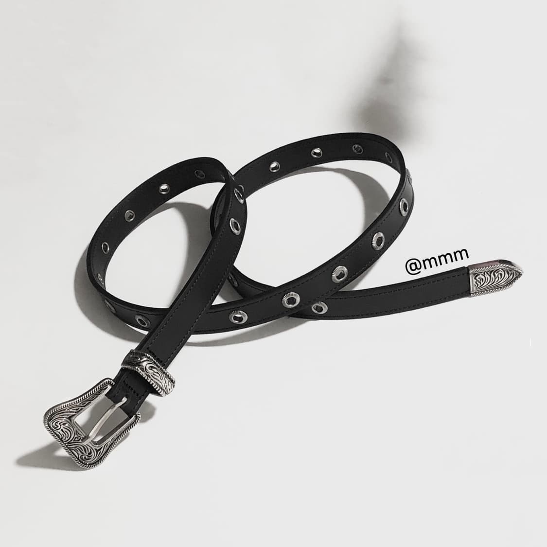 [Unisex] 아일렛 클래식 웨스턴 벨트 상품이미지4