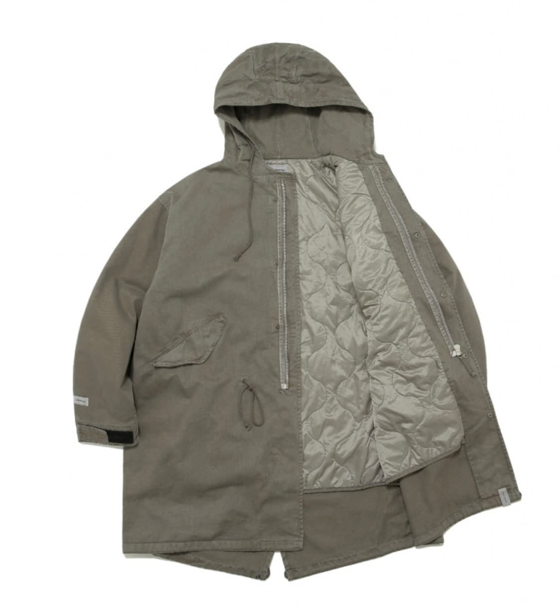 디스이즈네버댓 야상 파카 코트 (올리브) 상품이미지2
