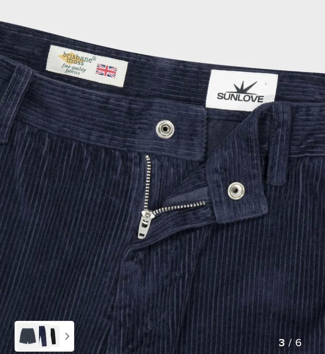 (새제품) 썬러브 브리즈번 모스코드 치노 바지 팬츠 s.코듀로이 상품이미지2