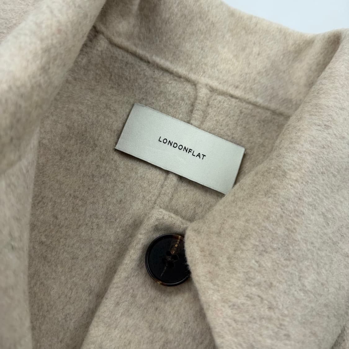 런던플랏 르메르 핸드메이드 울 코트 상품이미지5
