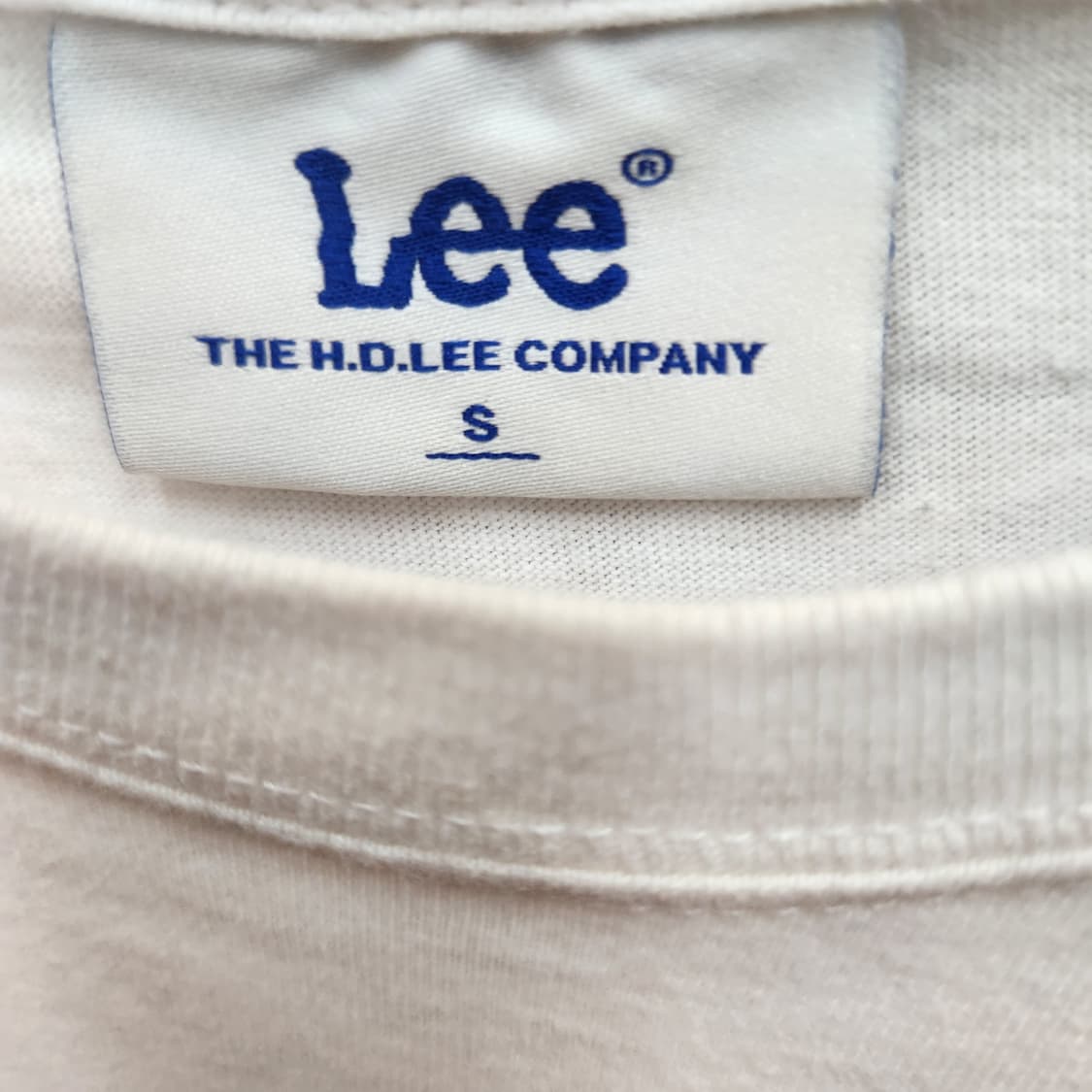 Lee 빅 로고 프린팅 반팔티 M(남여공용) 상품이미지4