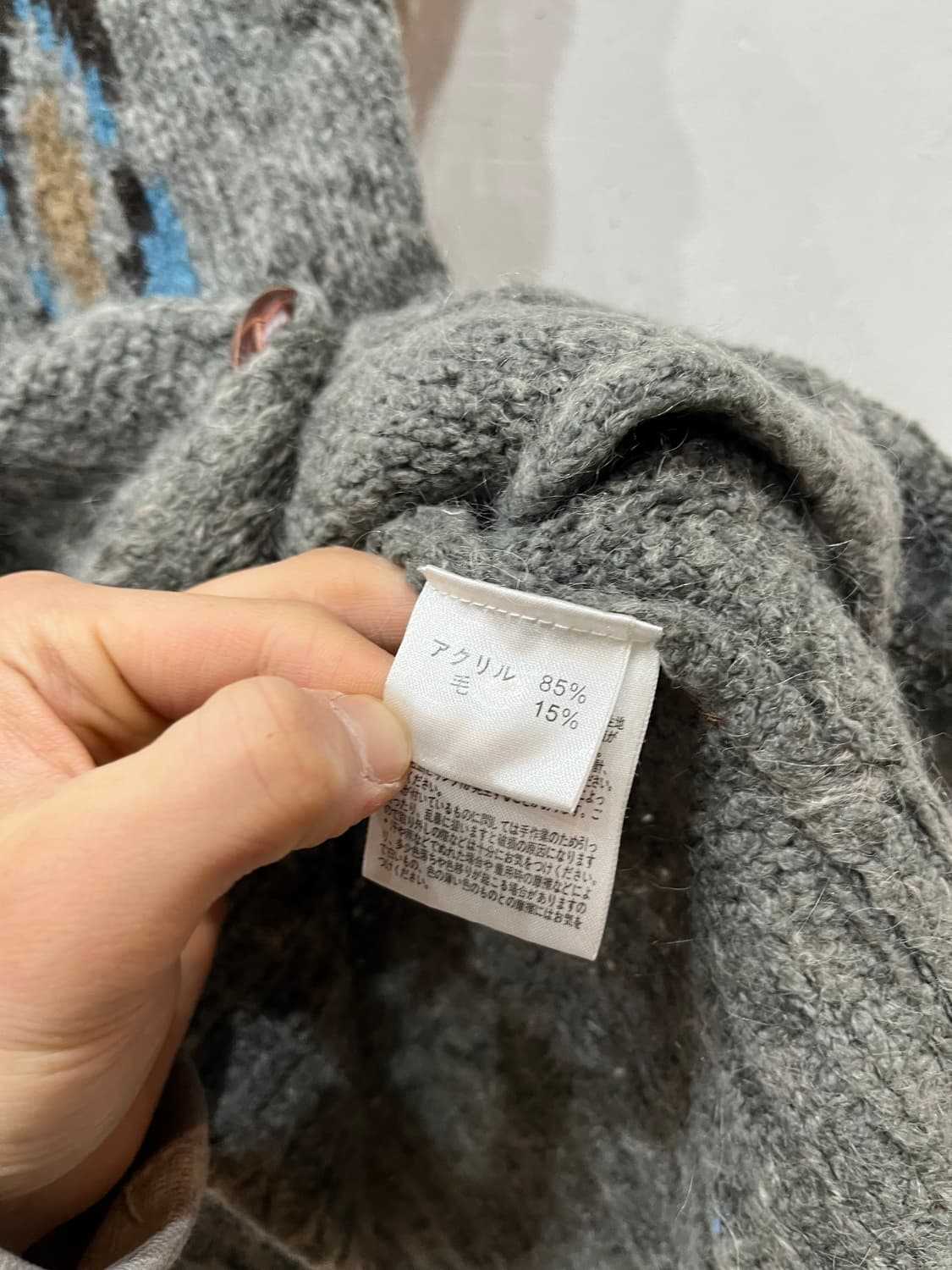 JPN 네이티브 나바호 패턴 니트 베스트 우먼즈 상품이미지6