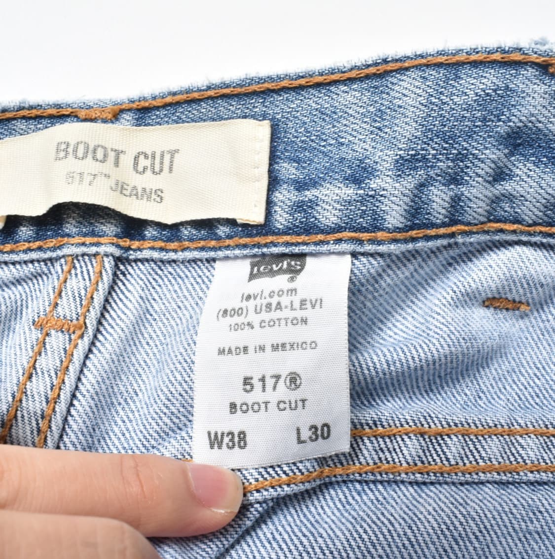 00S 빈티지 리바이스 517 청바지 굿페이드 데님팬츠 N0035 상품이미지2