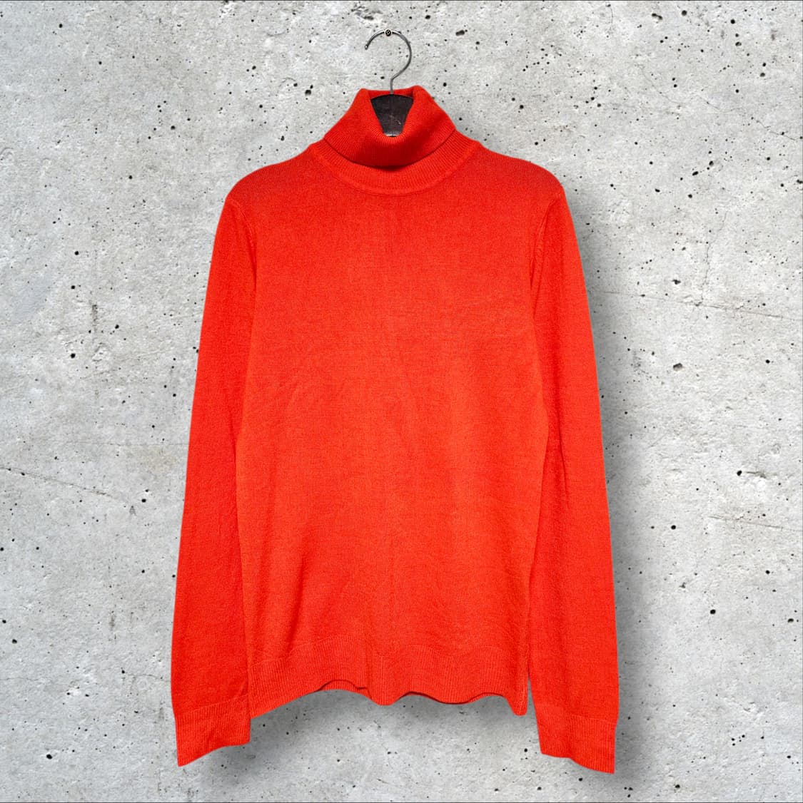 오렌지 터틀넥 니트 (95/M) 상품이미지1