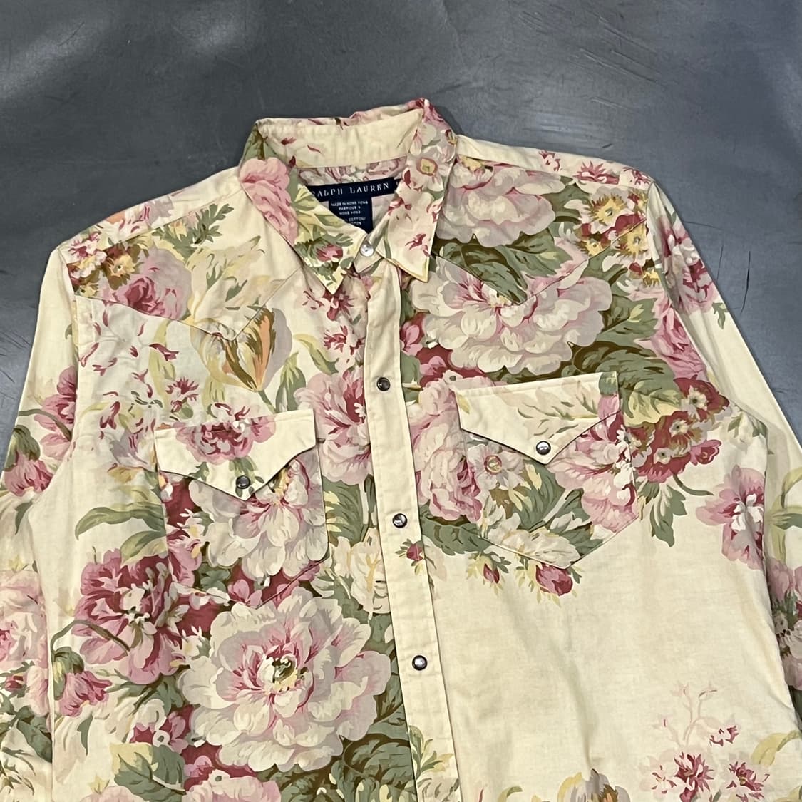  폴로랄프로렌 플라워 패턴 웨스턴 셔츠 y14383 상품이미지3