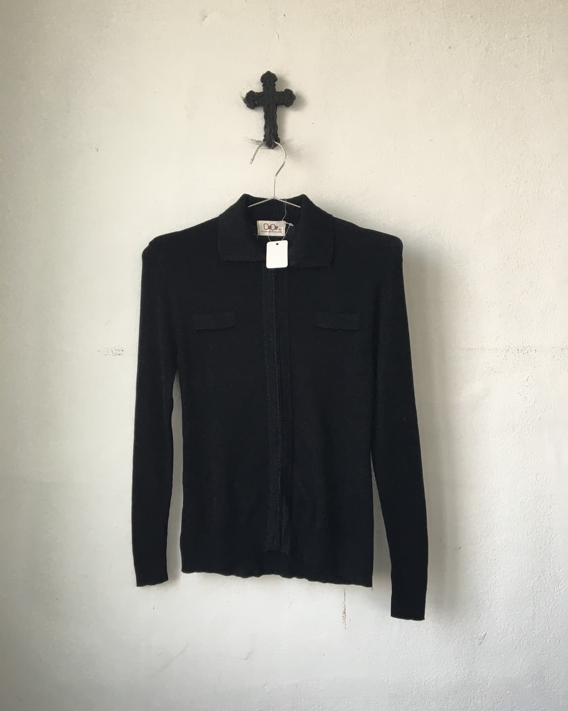 High neck knit zip up 상품이미지2