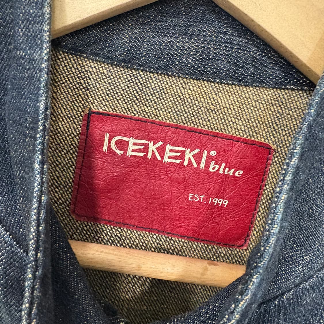 빈티지 icekeki 크롭 데님자켓 상품이미지4