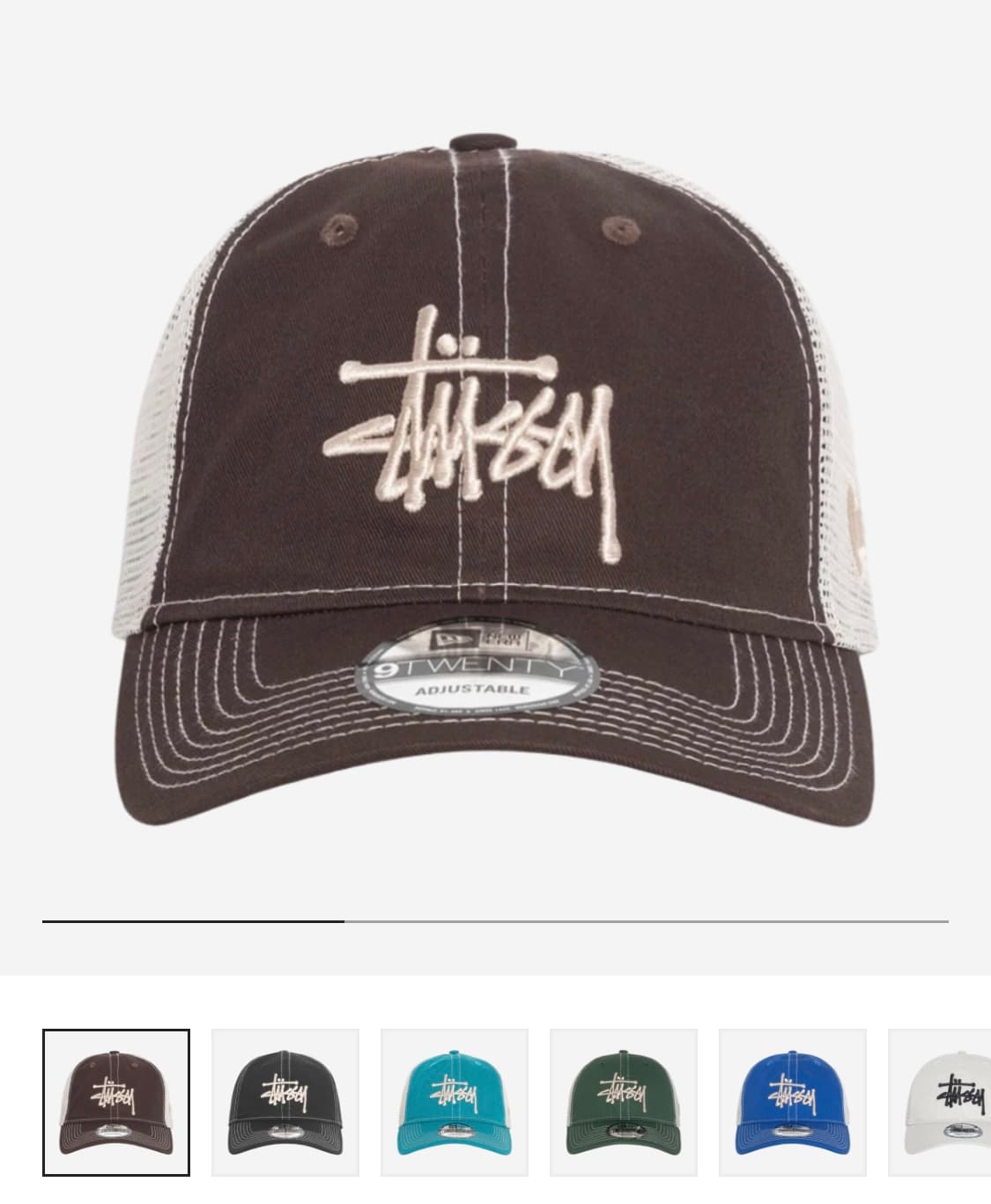 스투시 뉴에라 트러커 브라운 상품이미지1