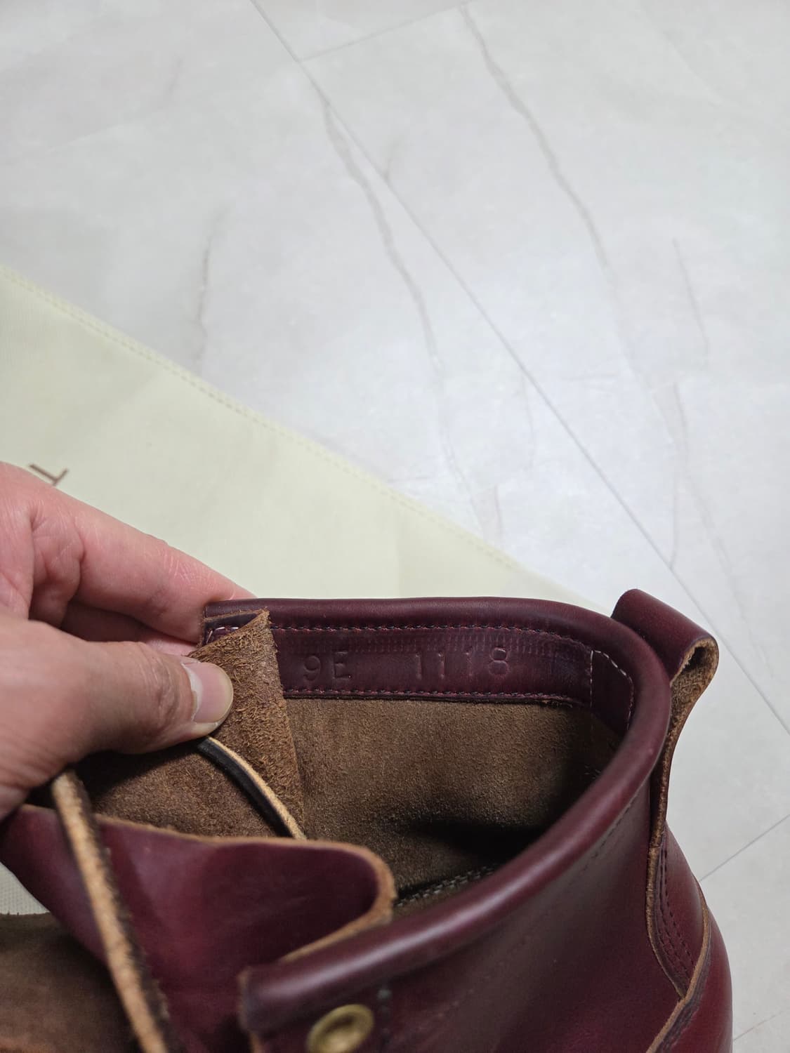 화이츠부츠 스모크점퍼 버건디 색상 9E  상품이미지9