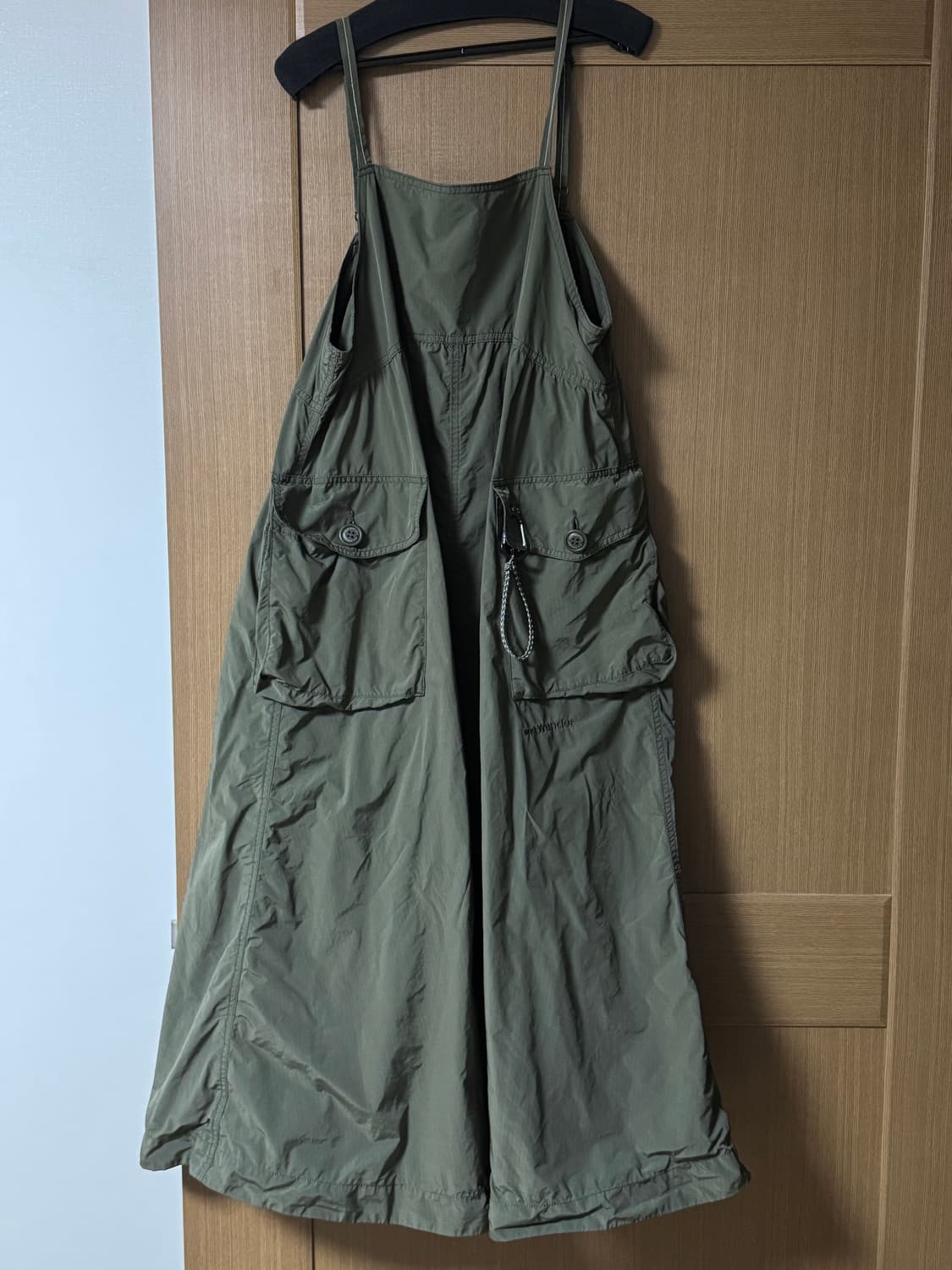 앤드원더 카고 오버사이즈 원피스 (카키 WS/M 프리사이즈) 상품이미지1