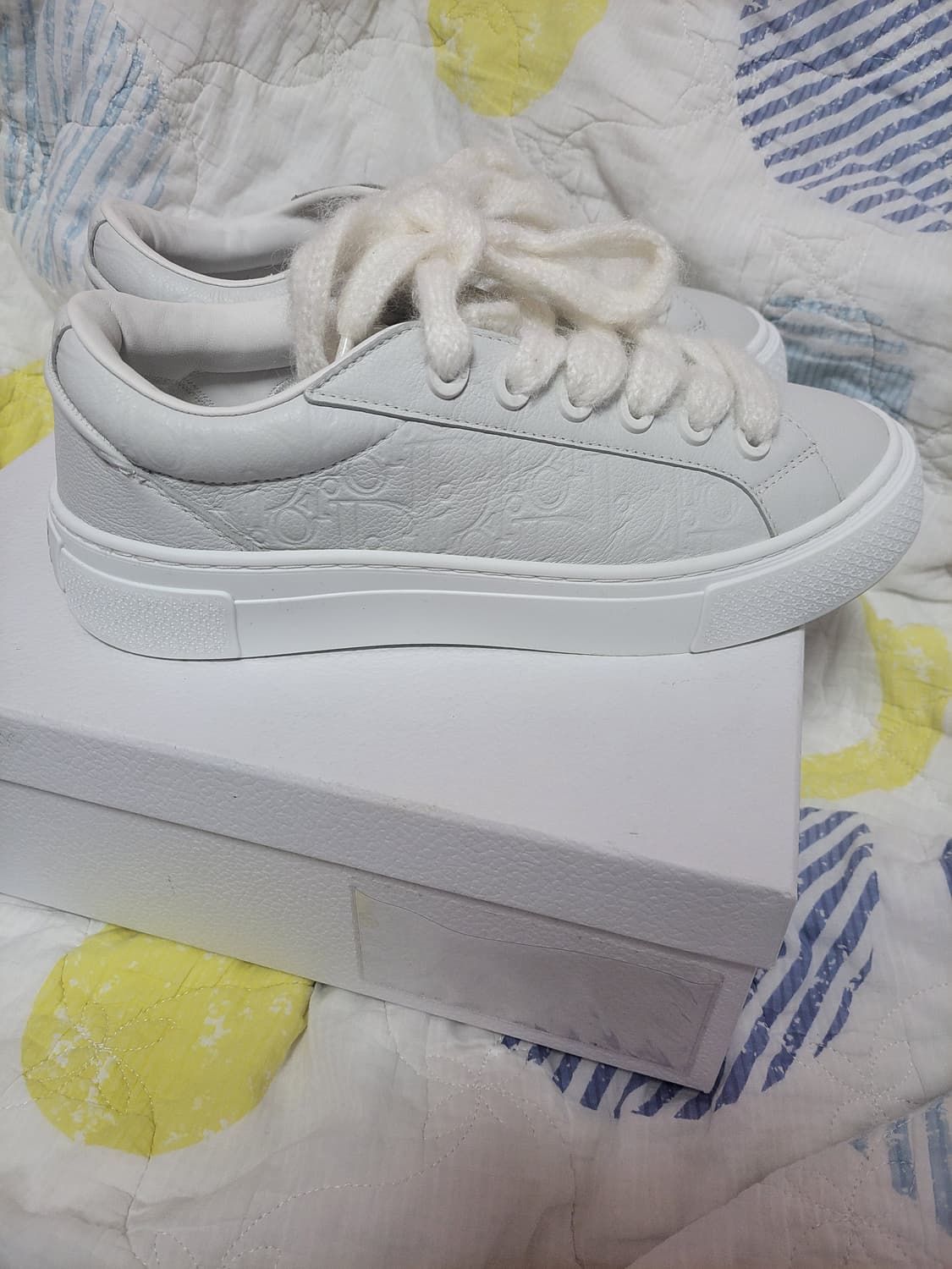 정품)급처2번신은상태최상 명품세탁완료!디올 스핀 가죽스니커즈 운동화 신상 상품이미지7