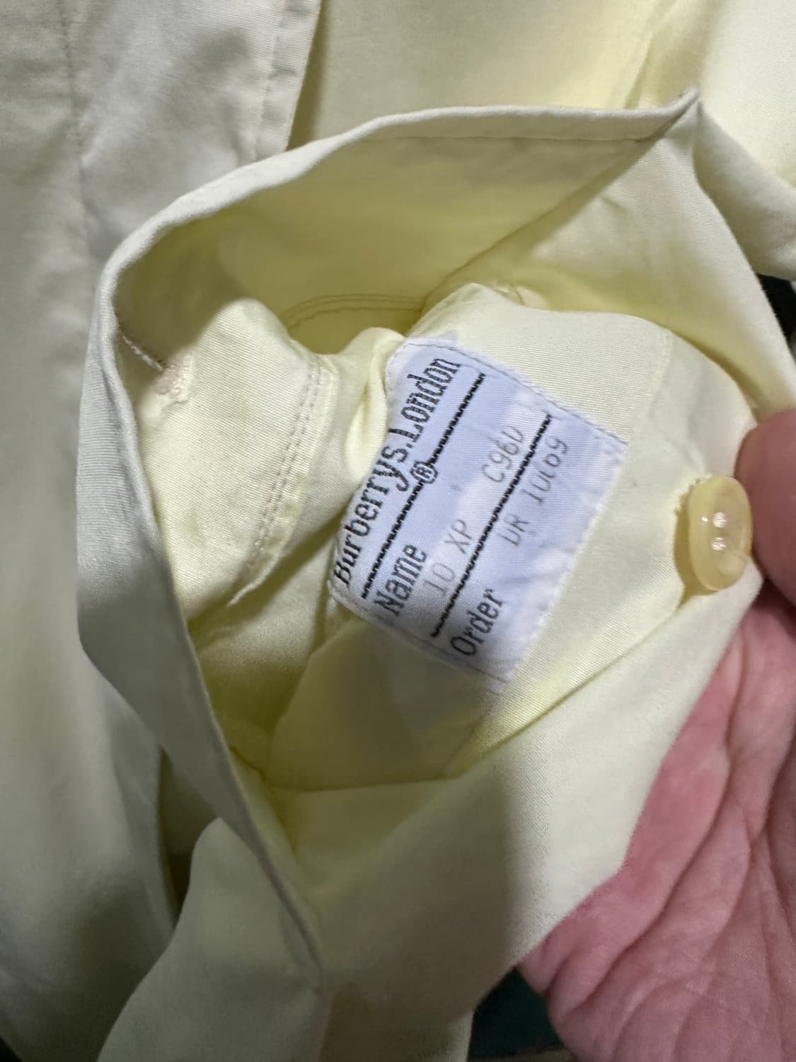 (희귀)버버리 트렌치코트 연노랑 상품이미지6