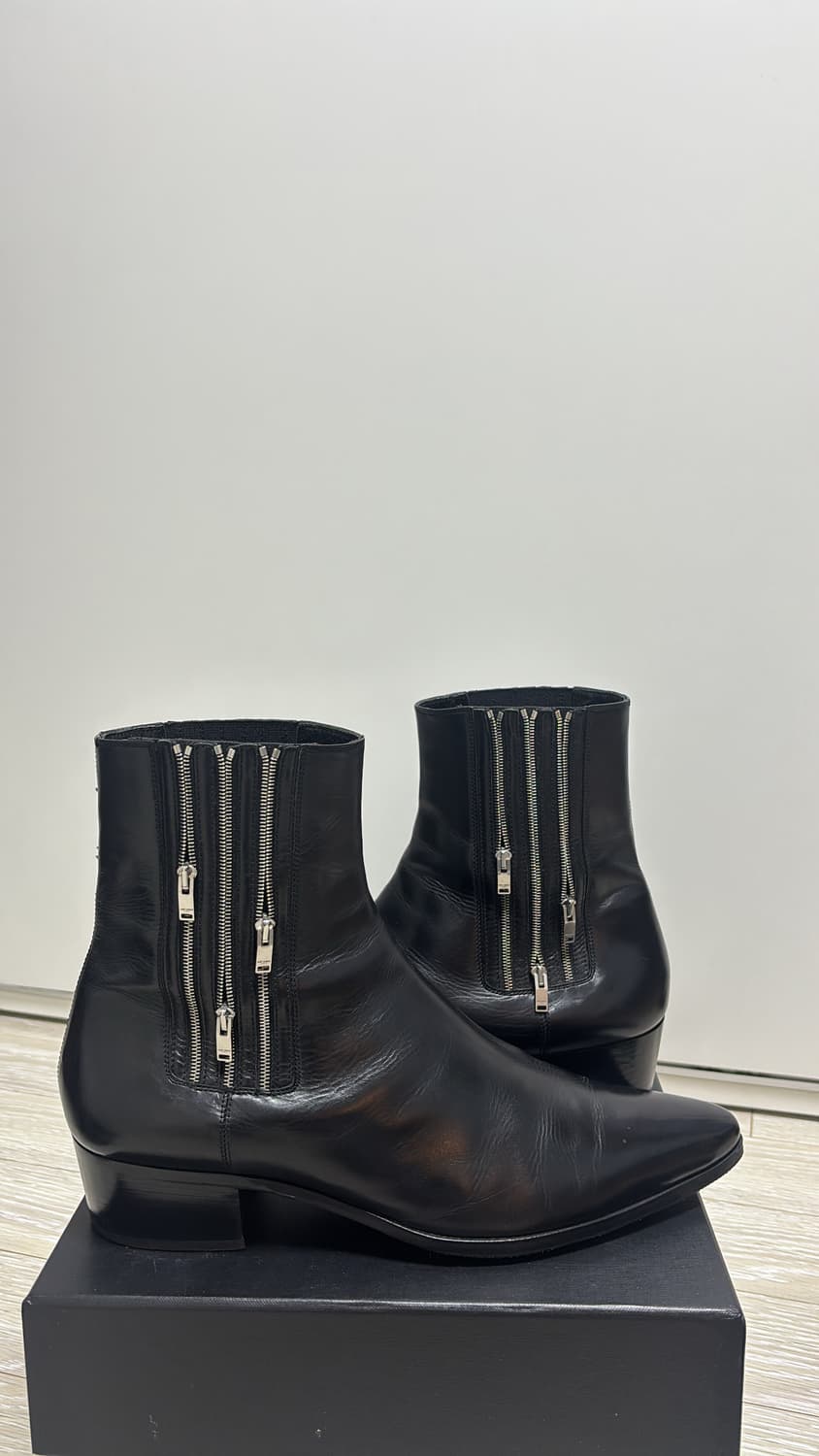 생로랑 15fw 에디슬리먼 와이어트 트리플 지퍼 첼시 부츠 상품이미지4