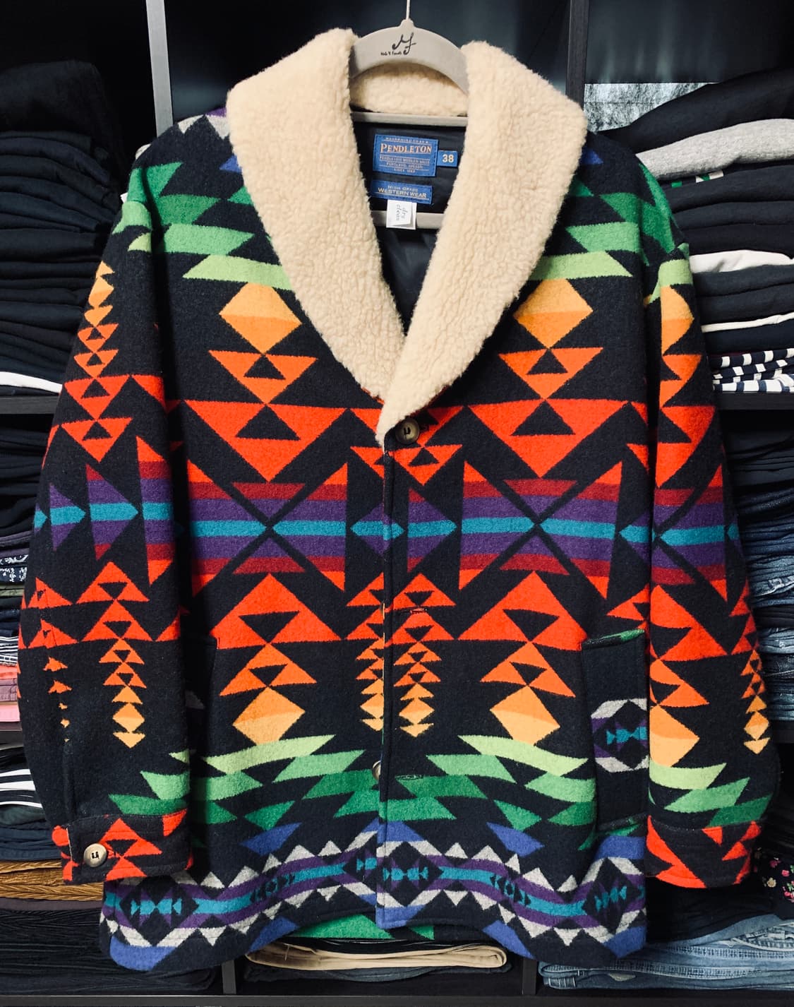 펜들턴 나바호 숄카라 코트 상품이미지1