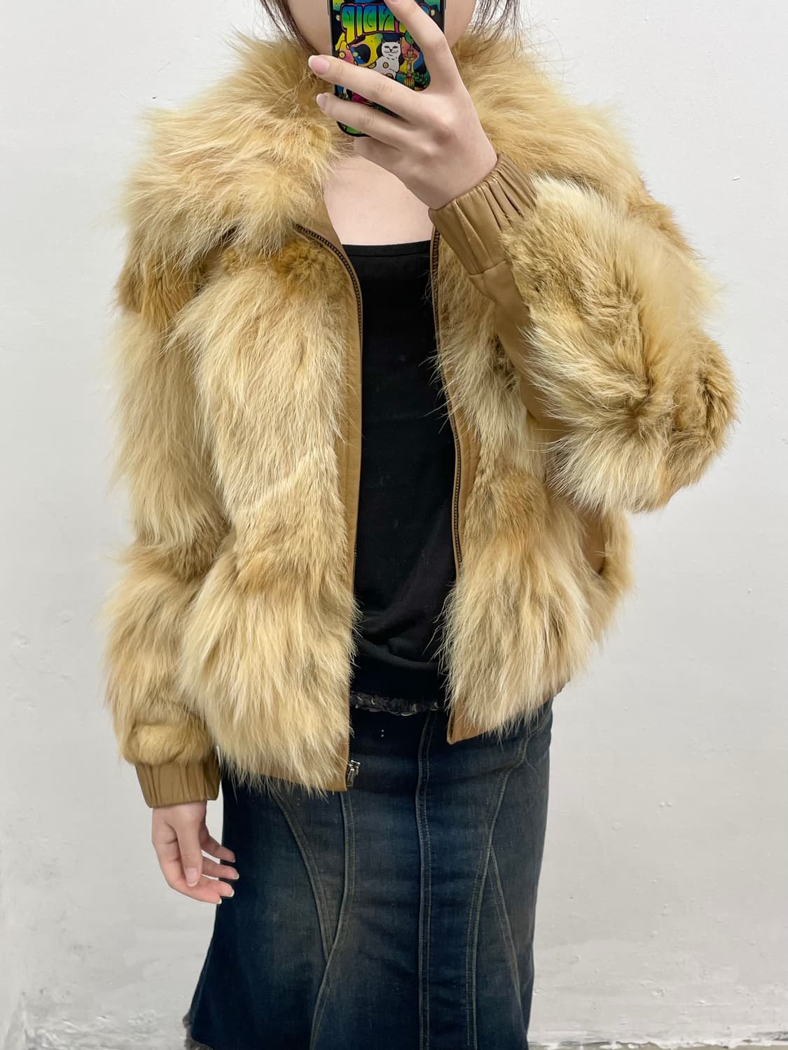 양가죽 코요테 퍼자켓 상품이미지5