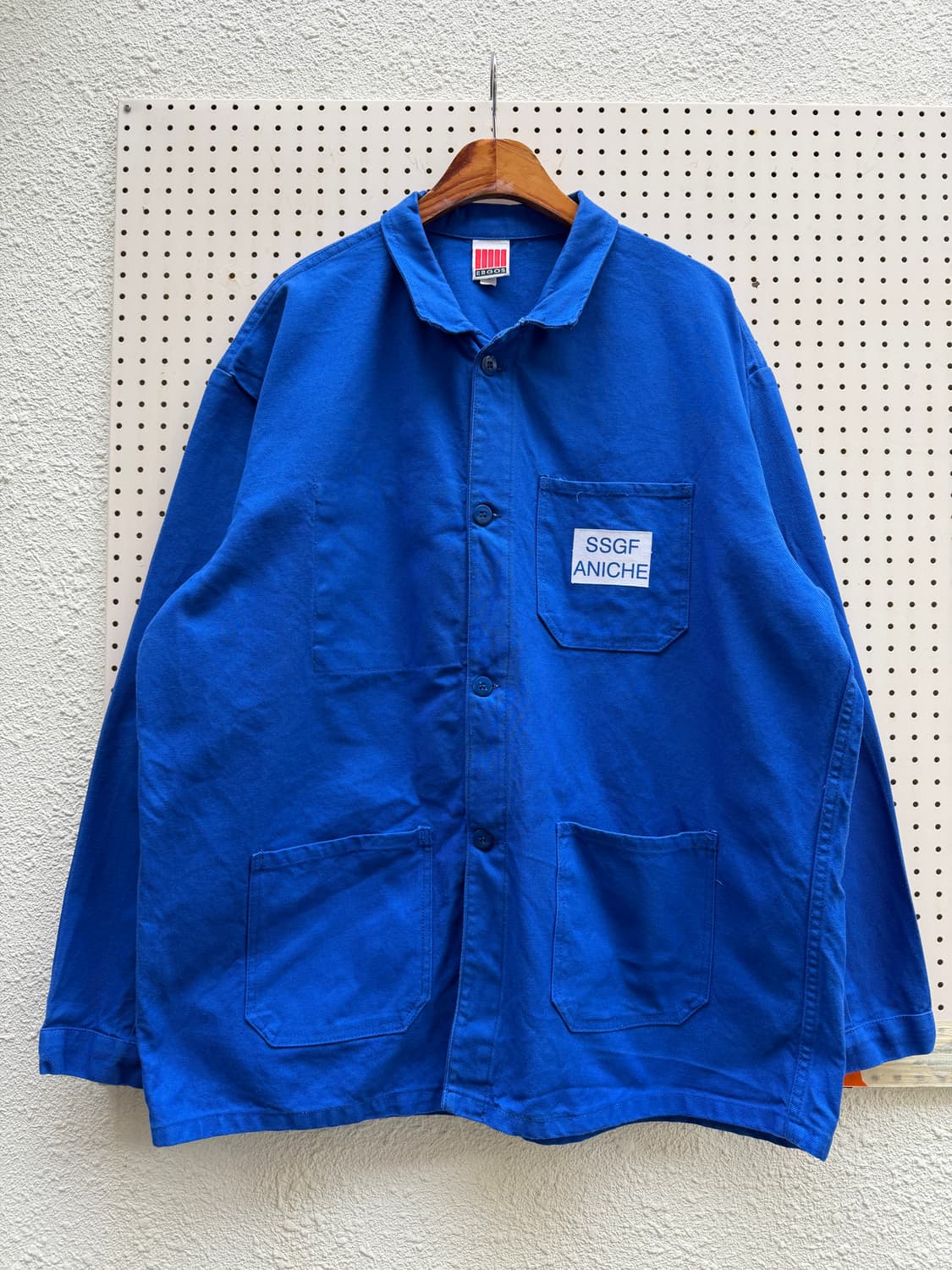 OLD VINTAGE ERGOS BIG SIZE 빅사이즈 프렌치워크자켓 상품이미지1