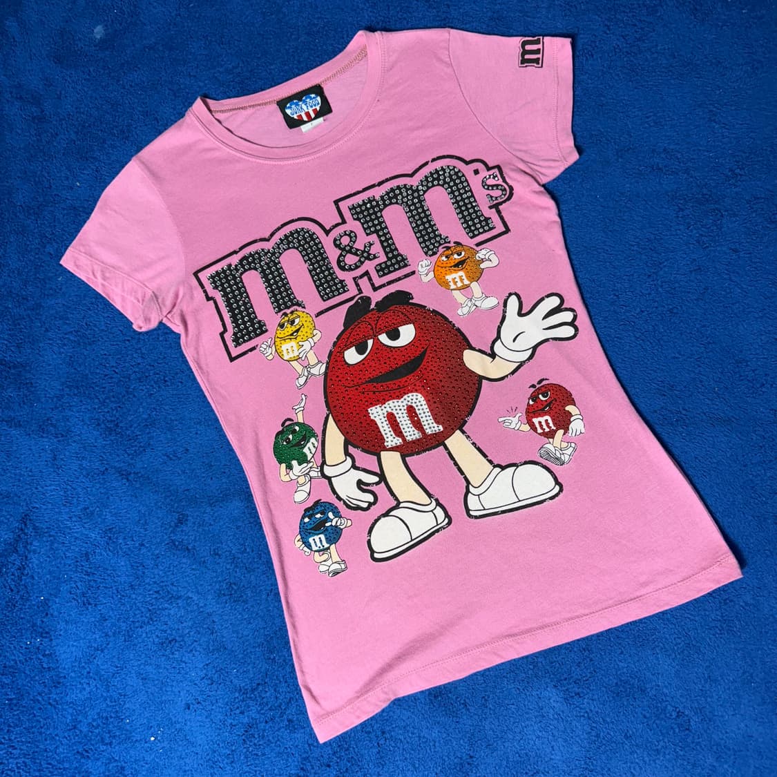 M&Ms 라이트 핑크 반팔 티(F) 상품이미지1