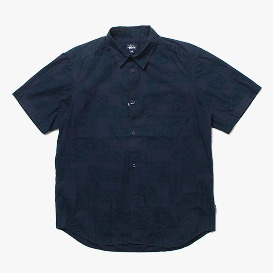  STUSSY "Navy Half Shirts" 상품이미지1