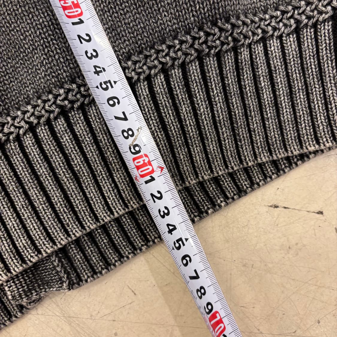 빈티지 워싱 니트 자켓 상품이미지4