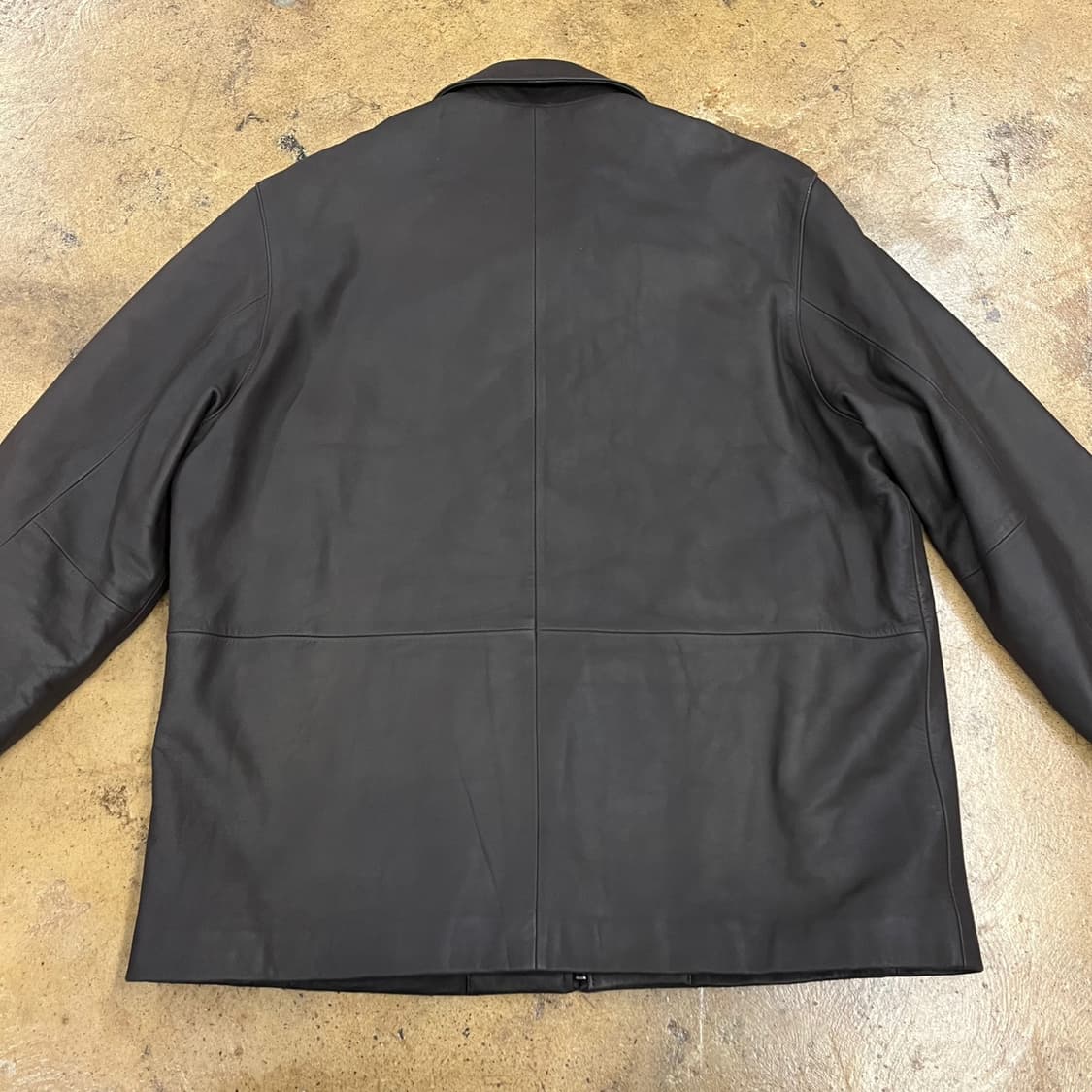 [정품/100] 닥스 브라운 양가죽자켓 b10 상품이미지4