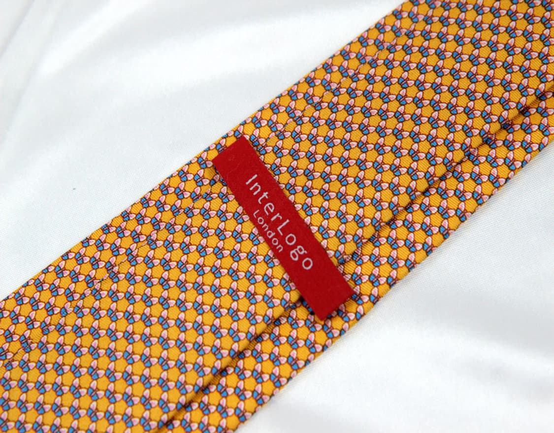 인터로고 런던 7.4cm A+등급 남자 명품 넥타이 상품이미지3