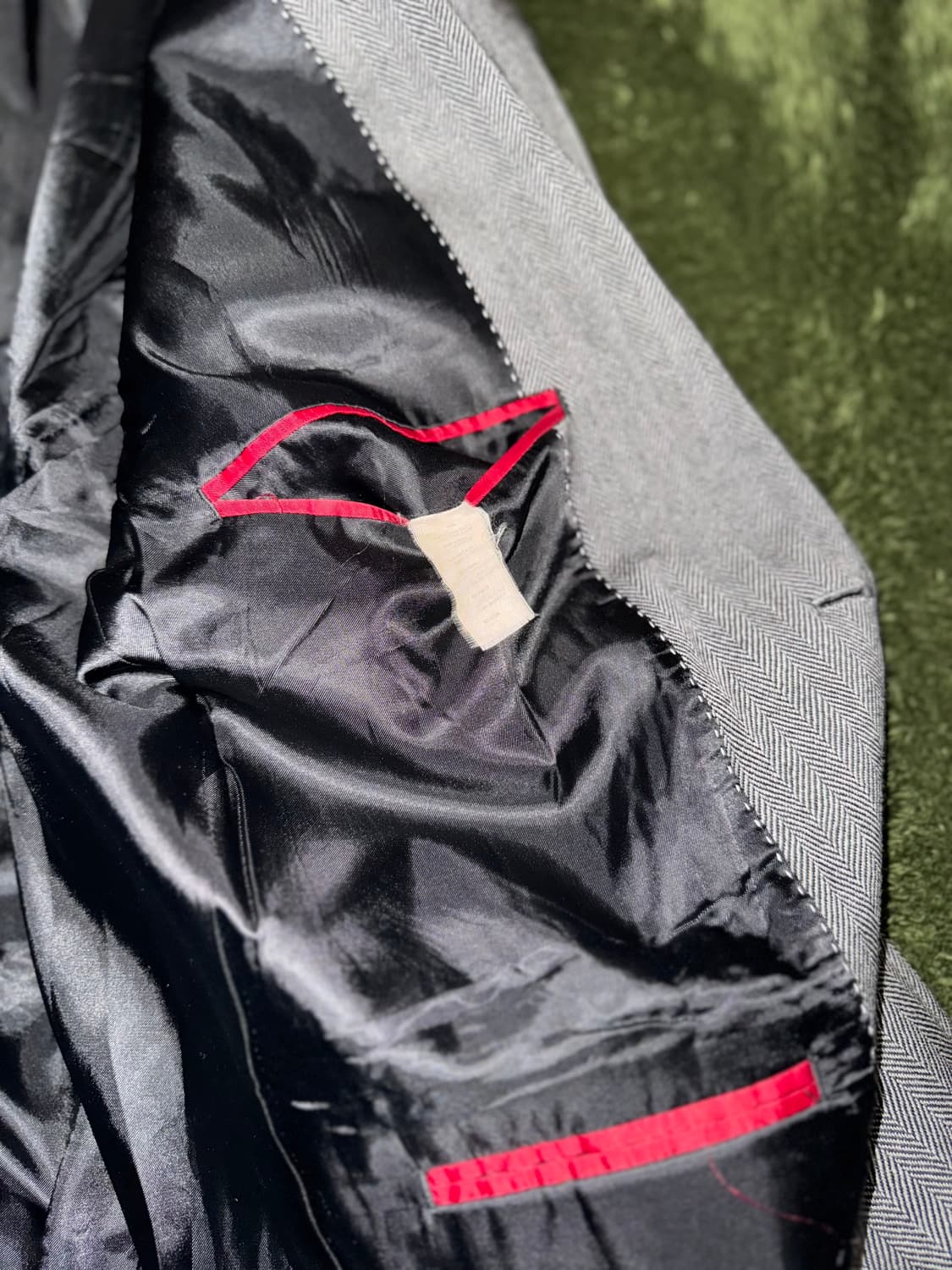 [42R] 타미힐피거 USA 자카드 텍스쳐 클래식 핏 블레이저 자켓 상품이미지7