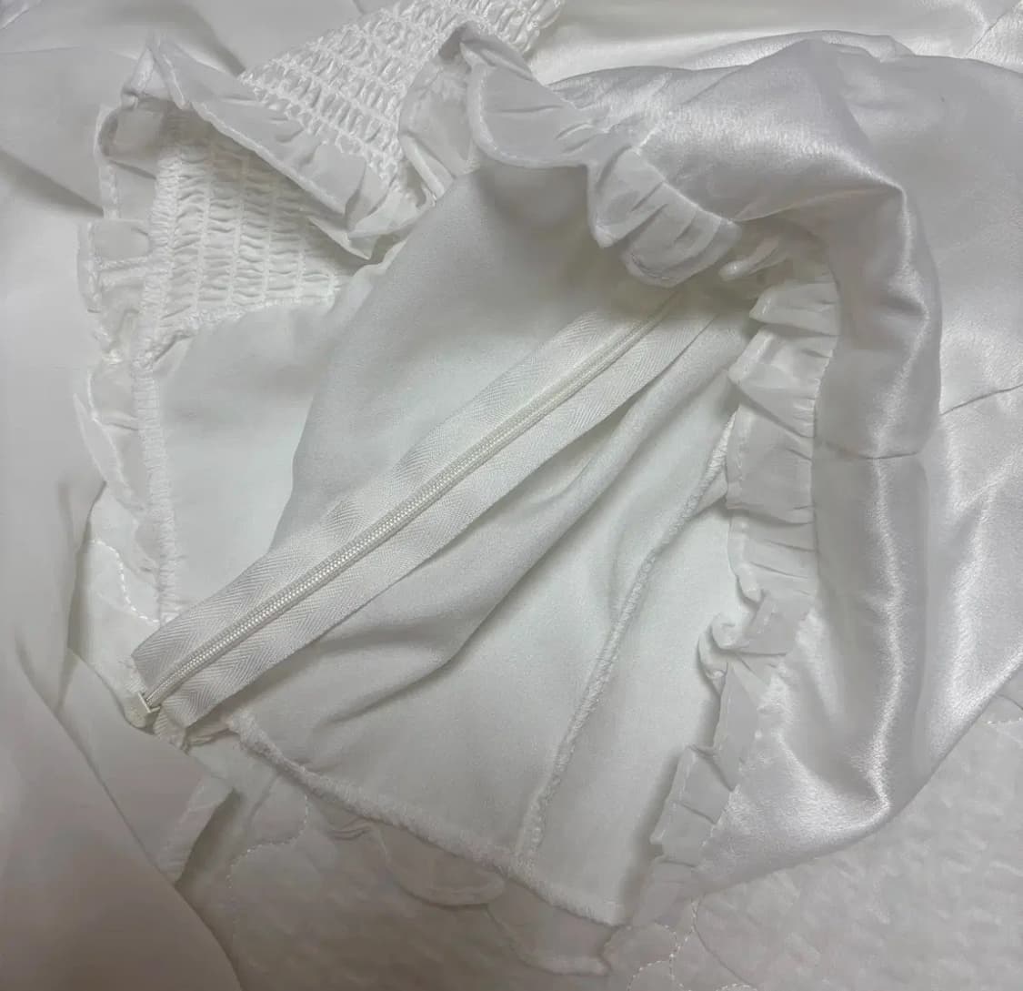 클리시어 워니 블라우스 화이트 상품이미지4