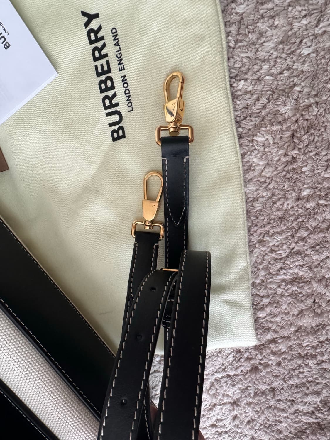 정품 버버리가방 크로스백 토트백 캔버스 상품이미지7