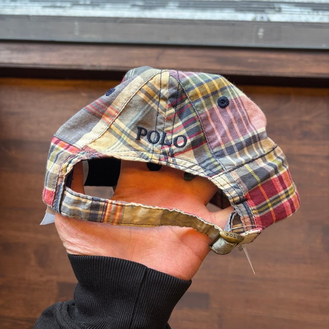 15797 - 폴로 랄프로렌 패치워크 마드라스 볼캡 상품이미지2