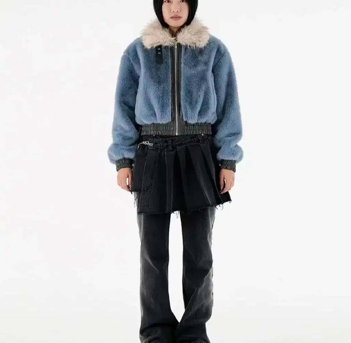 유쓰배쓰 퍼 자켓 무스탕 상품이미지2