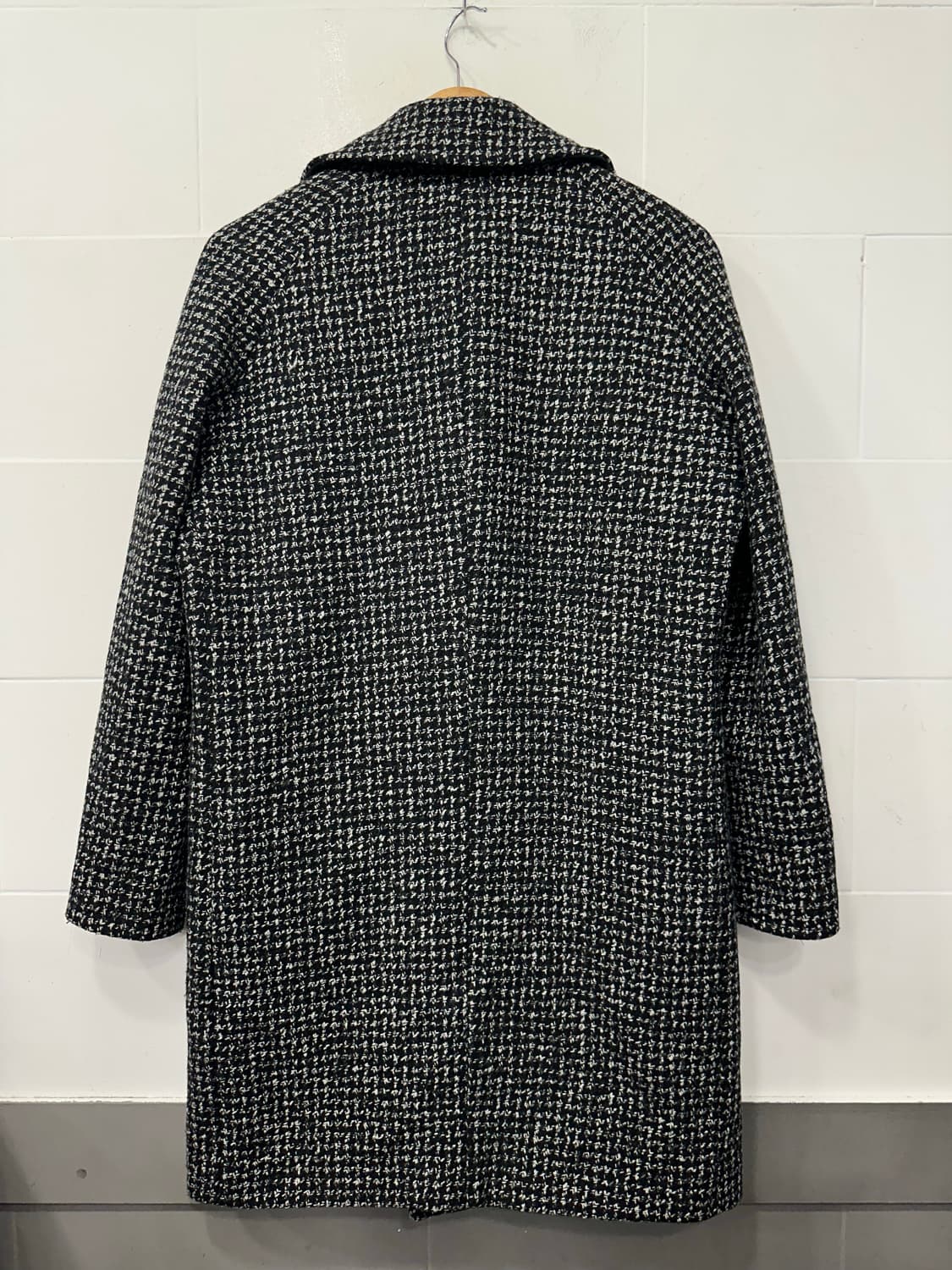 지오 송지오 모 체크 코트 상품이미지5