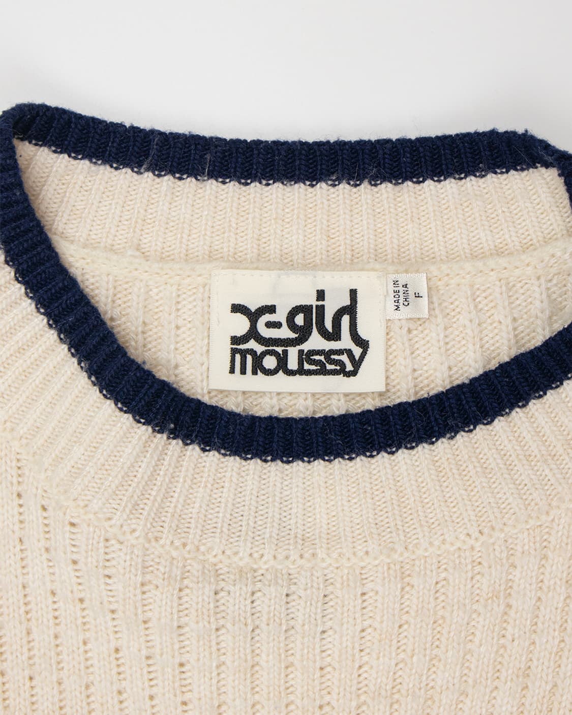 엑스 걸 X MOUSSY 와플 니트 상품이미지3