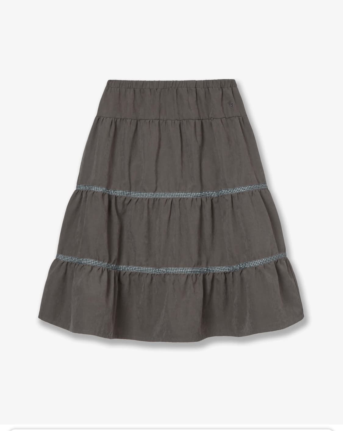 1주일만) 에이이에이이 aeae check tiered midi 스커트 상품이미지3