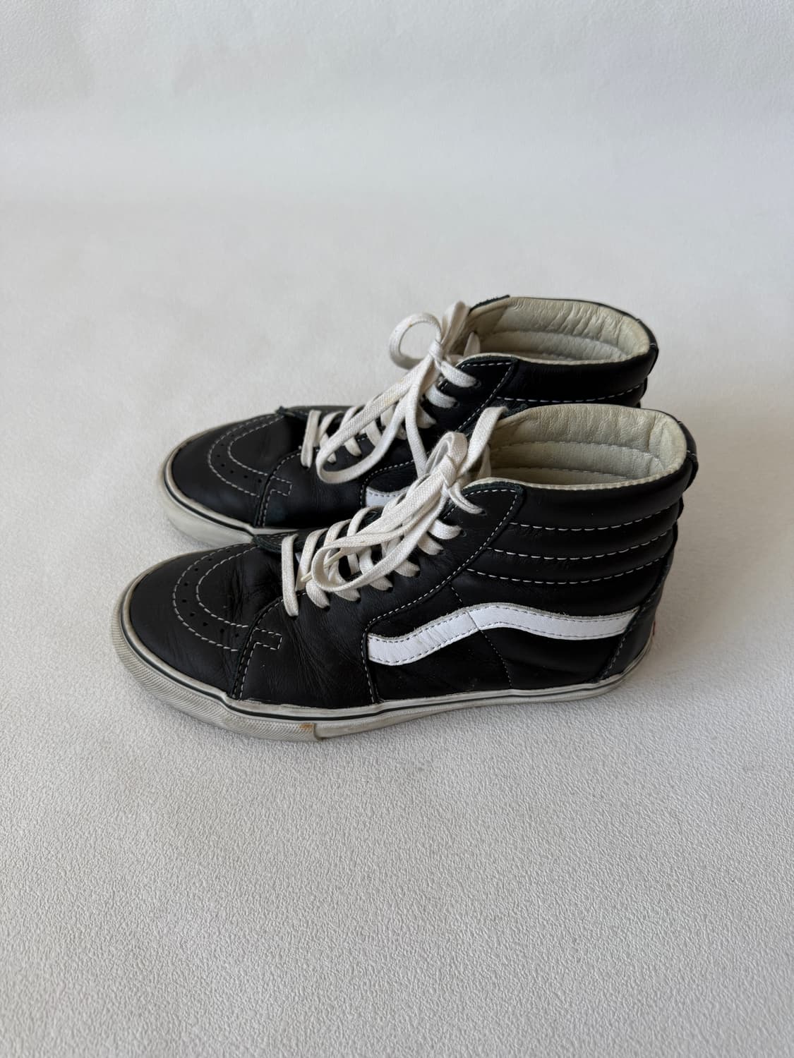 [US5.5, 225]반스(VANS) 레더 스케이트하이 상품이미지4