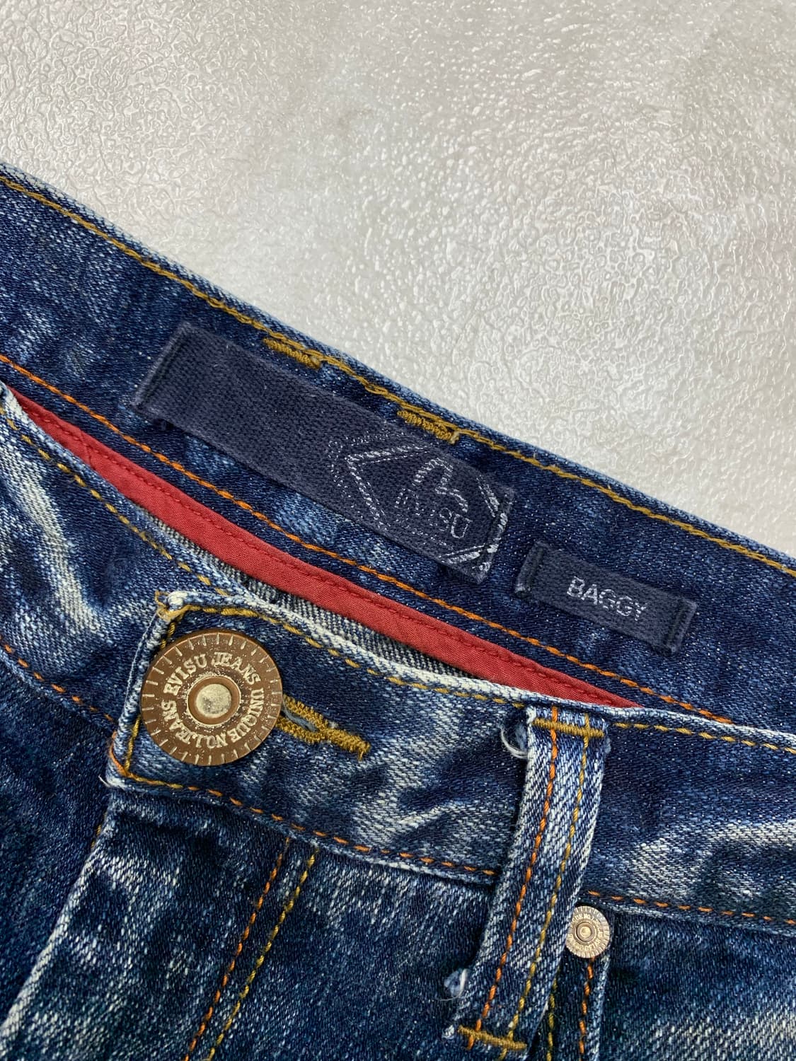 에비수 데님 워싱 팬츠 #665 상품이미지4