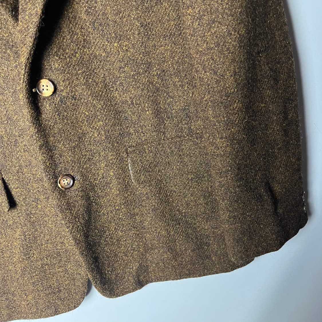 [Yohji Yamamoto] 90's Y's 아카이브 헤링본 울 자켓 상품이미지4