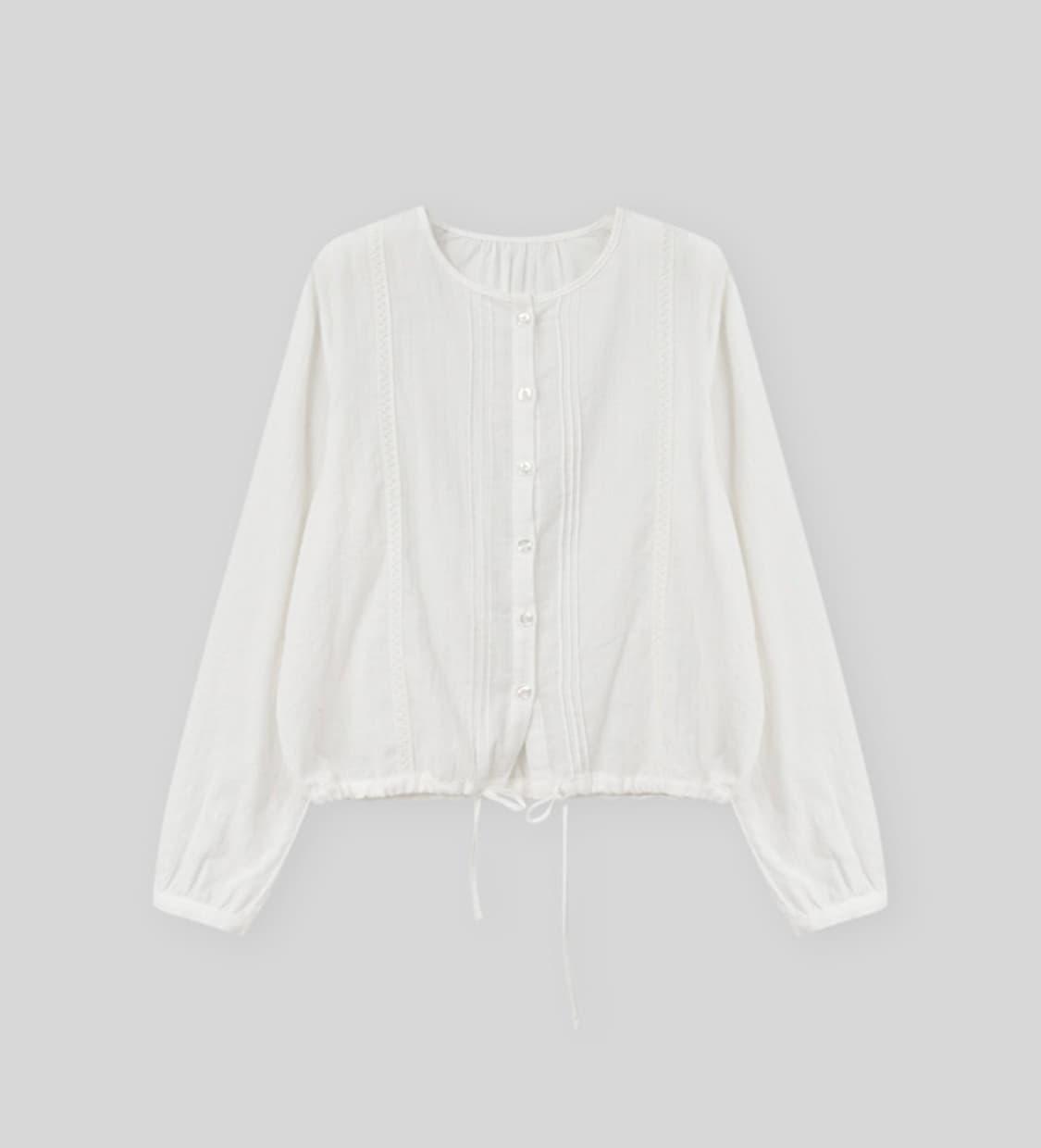 더미튼 pastry lace blouse (white) 레이스 블라우스 상품이미지4